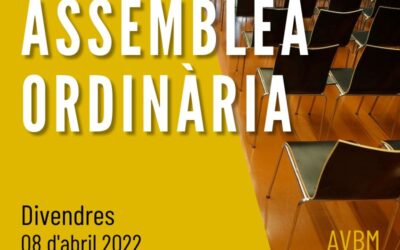 Assemblea ordinària 8 abril 2022